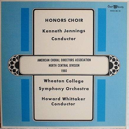 1980 American Choral Director's Association - North Central Division 