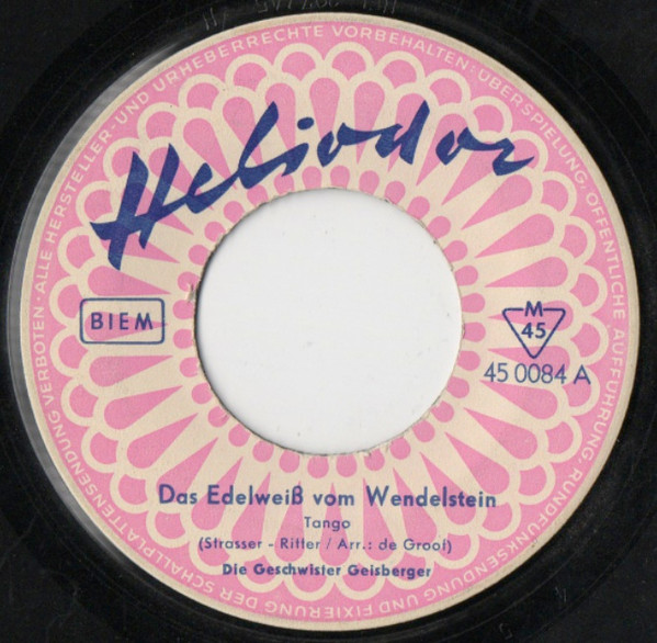 Das Edelweiß Vom Wendelstein / Der Alte Brunnen Vor Dem Vaterhaus
