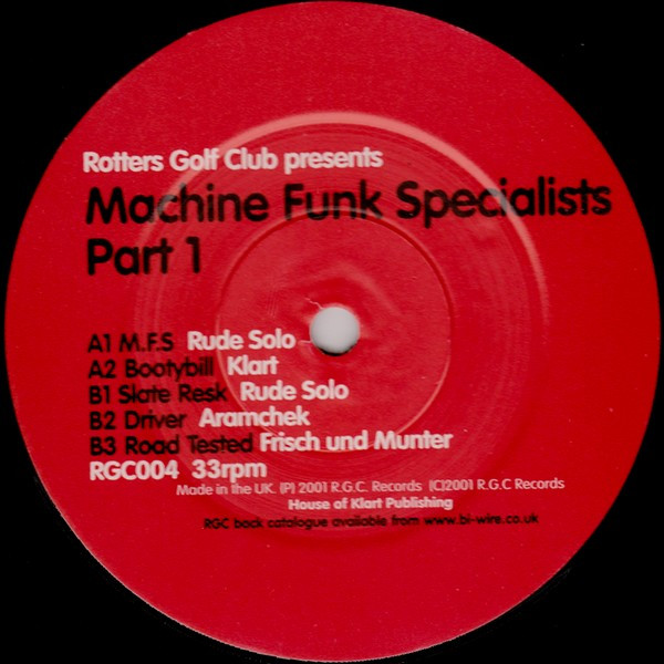 Machine Funk Specialists Part 1