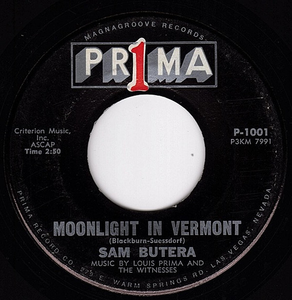 Moonlight In Vermont / Thinking Mans Sax