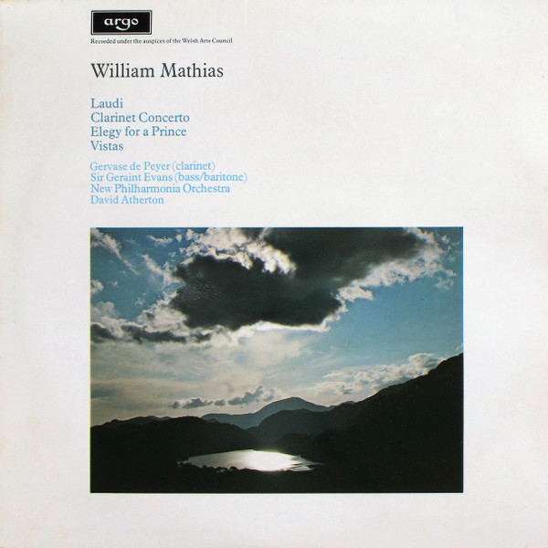 Laudi / Clarinet Concerto / Elegy For A Prince / Vistas