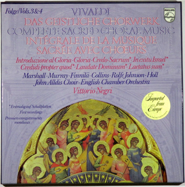 Das Geistliche Chorwerk = Complete Sacred Choral Music = Intégrale De La Musique Sacrée Avec Chœurs (Folge / Vols. 3 & 4)