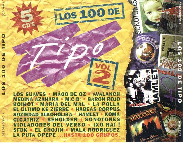 Los 100 De Tipo Vol. 2
