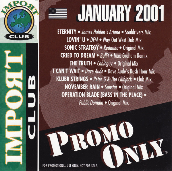 Promo Only Import Club January 2001 