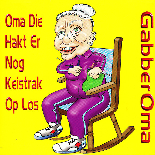 Oma Die Hakt Er Nog Keistrak Op Los