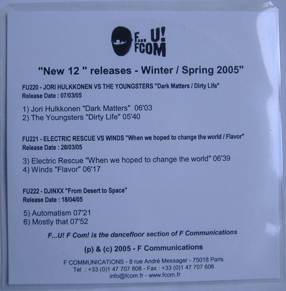 New 12" Releases - Winter / Spring 2005