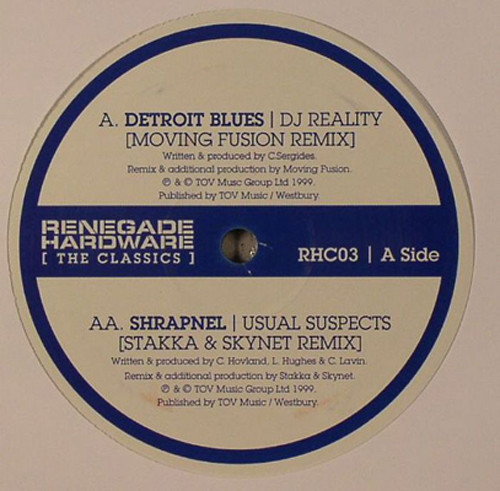 Detroit Blues (Moving Fusion Remix) / Shrapnel (Stakka & Skynet Remix)