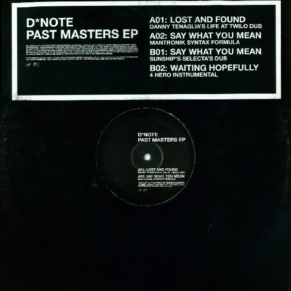 Past Masters EP