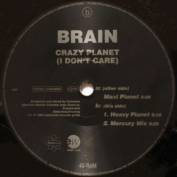 Crazy Planet (I Don't Care)
