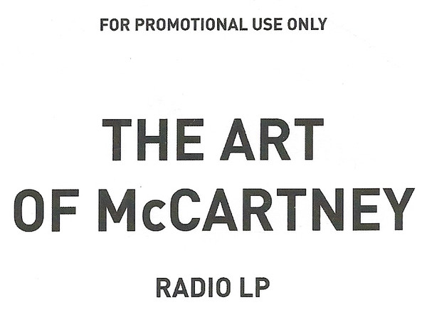 The Art Of McCartney - Radio LP