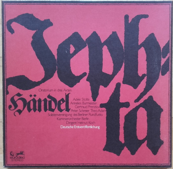 Jephta (Oratorium In Drei Akten)