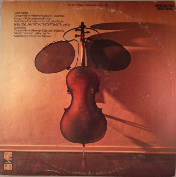 Concerto In A Minor For Cello And Orchestra / Concerto In A Minor For Cello And Orchestra