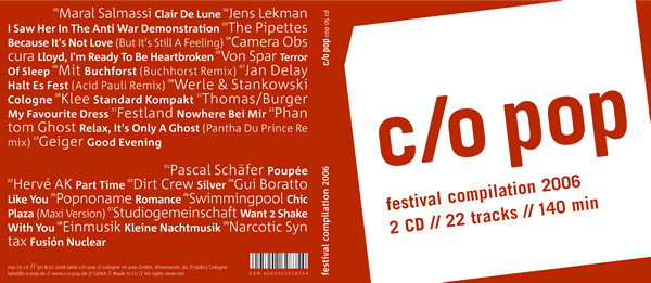 Cologne On Pop Festival Compilation 2006