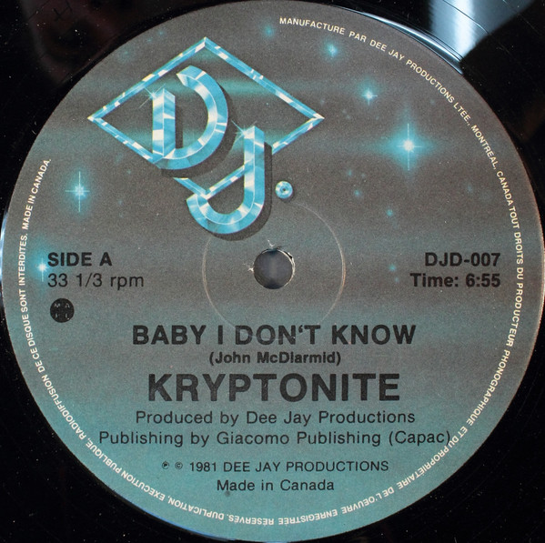 Baby I Don't Know