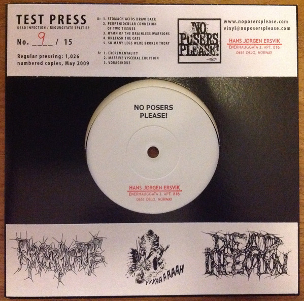 Dead Infection / Regurgitate Split EP
