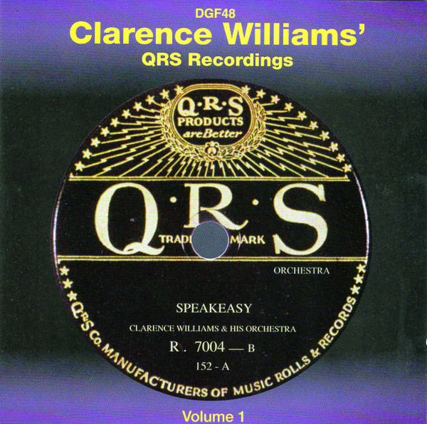 Clarence Williams' QRS Recordings, Volume 1