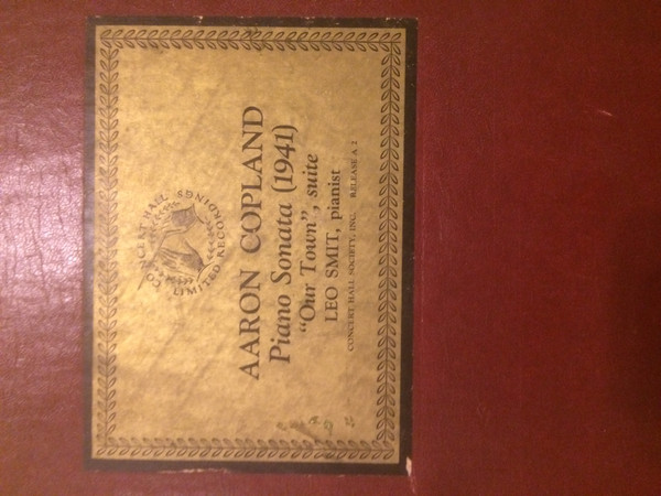 Piano Sonata (1941) "Our Town" Suite
