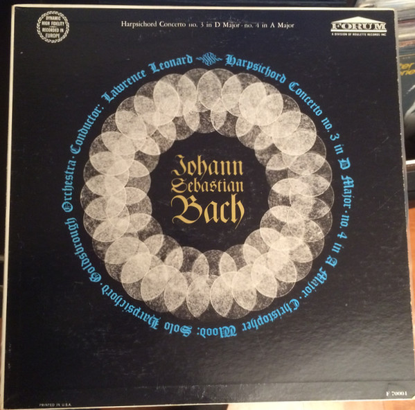 Harpsichord Concertos Number 3 and Number 4