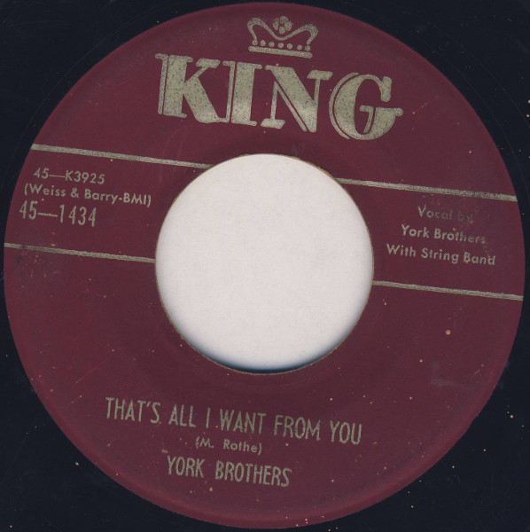 That's All I Want From You / A Chip On Your Shoulder