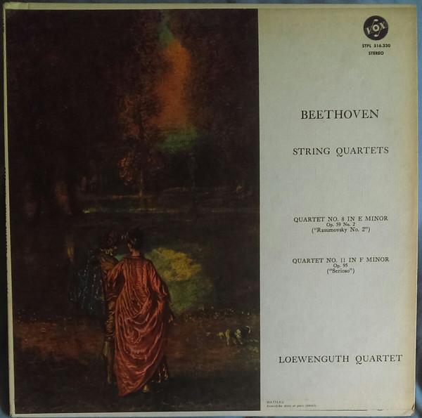 String Quartets (Quartet No. 8 In E Minor Op. 59 No. 2 / Quartet No. 11 In F Minor Op. 95)