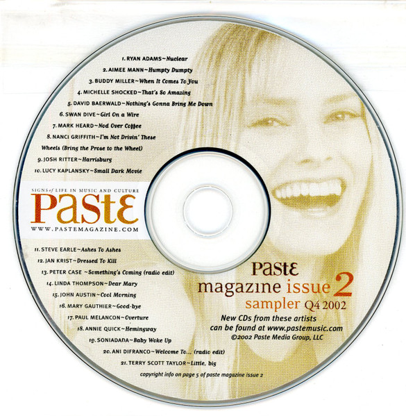 Paste Magazine CD Sampler - 2002 4Q - Issue 2