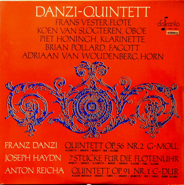 Quintett Op. 56 Nr.2 / 7 Stücke Für Die Flötenuhr / Quintet Op. 91 Nr.1