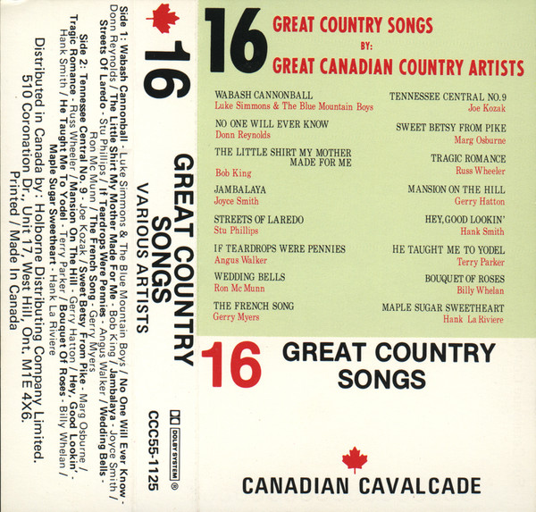16 Great Country Songs By Great Canadian Country Artists