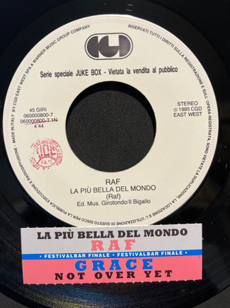 La Piu Bella Del Mondo / Not Over Yet