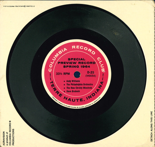 Special Preview Record Spring 1964