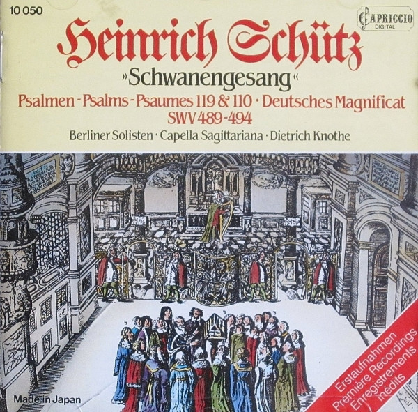 Schwanengesang - Psalms 119 & 110 / Deutsches Magnificat / SWV 489-494