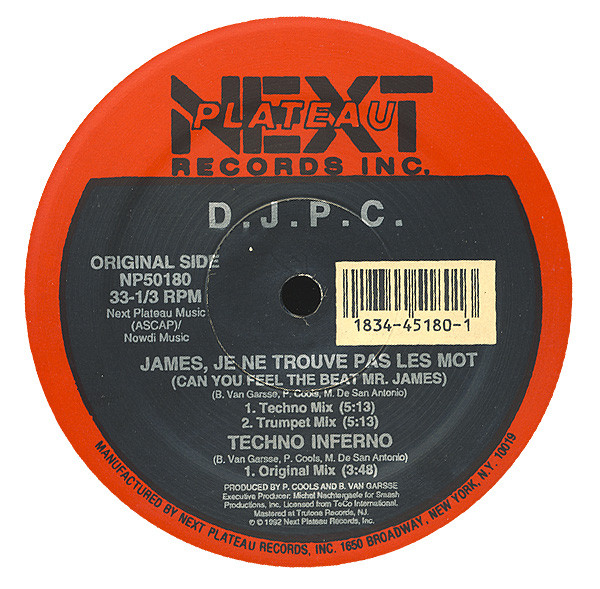 James, Je Ne Trouve Pas Les Mots (Can You Feel The Beat Mr. James)