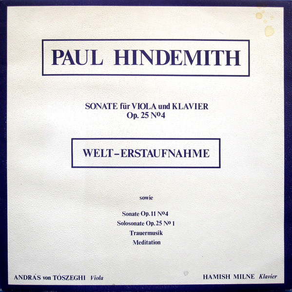 Sonate Für Viola Und Klavier, Op.25 No.4