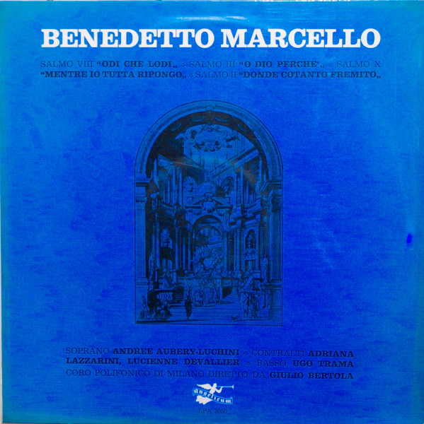 Salmo VIII "Odi Che Lodi" / Salmo III "Oh Dio Perché" / Salmo X "Mentre Io Tutto Ripongo" / Salmo II "Donde Cotanto Fremito"