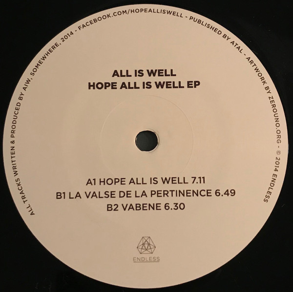 Hope All Is Well EP