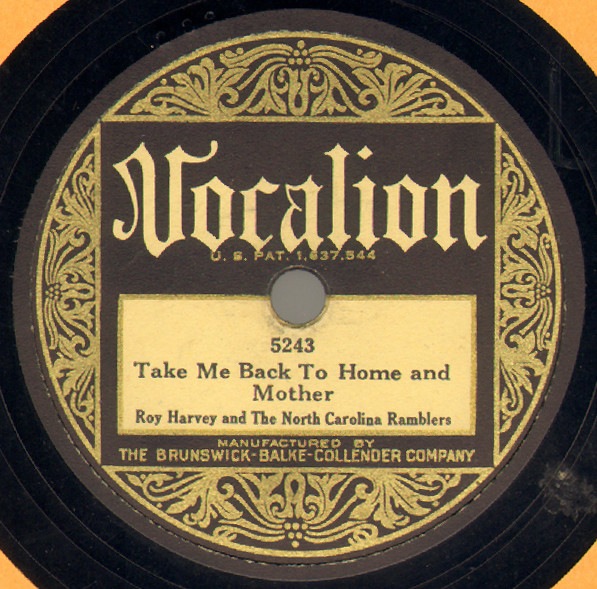 Take Me Back To Home And Mother / Sweet Refrain