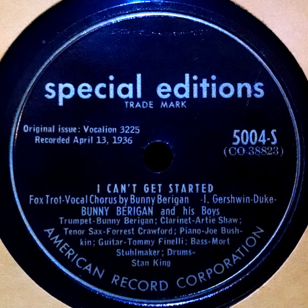 I Can't Get Started / In A Little Spanish Town
