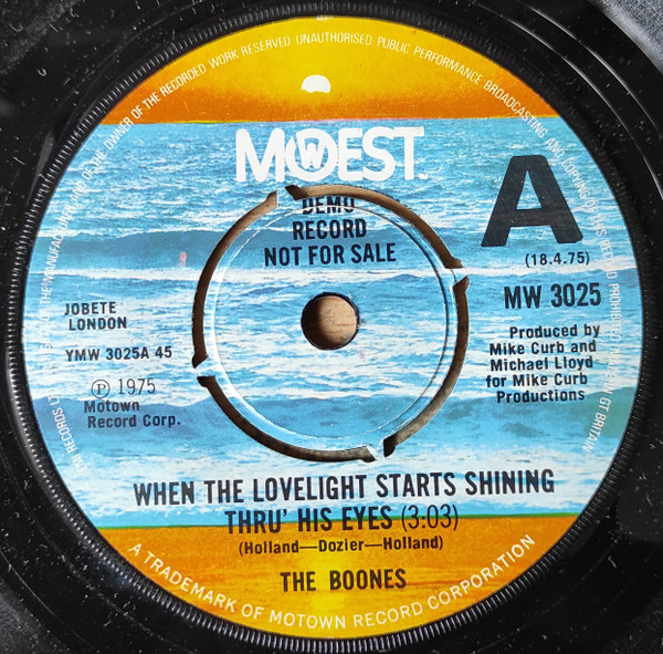 When The Lovelight Starts Shining Thru' His Eyes