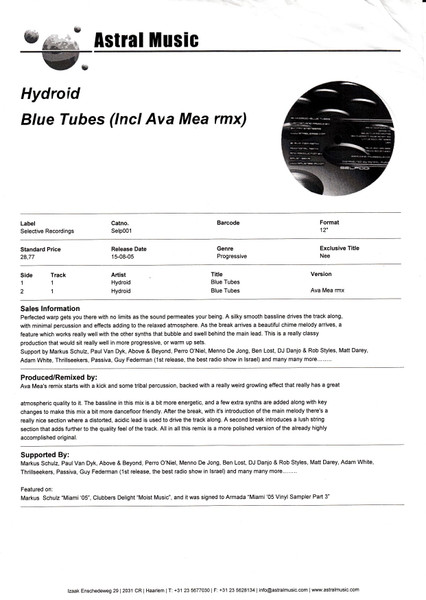 Blue Tubes
