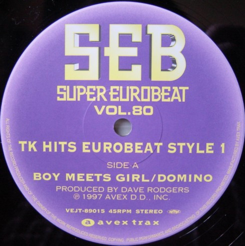 Super Eurobeat Vol. 80 - TK Hits Eurobeat Style 1