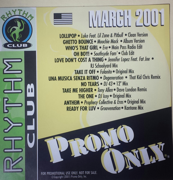 Promo Only Rhythm Club: March 01