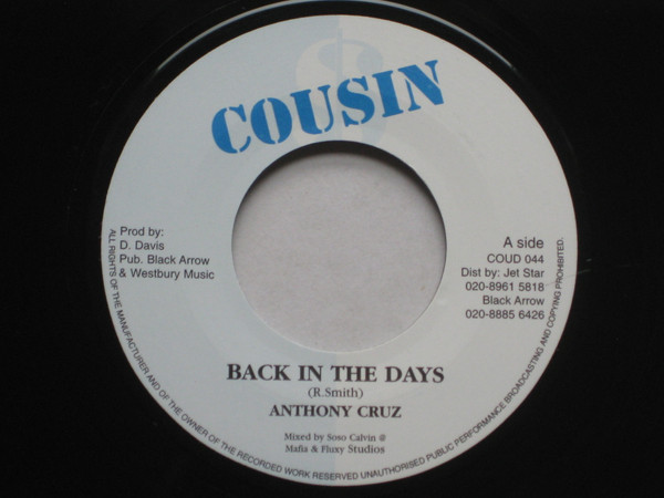 Back In The Days / Stiff Front Rhythm