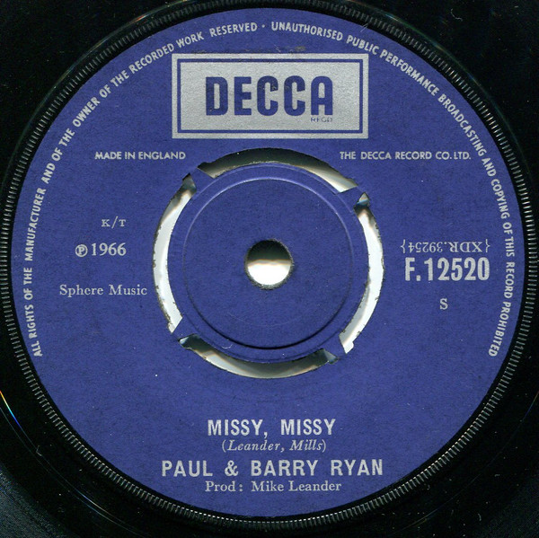 Missy, Missy / Rainbow Weather