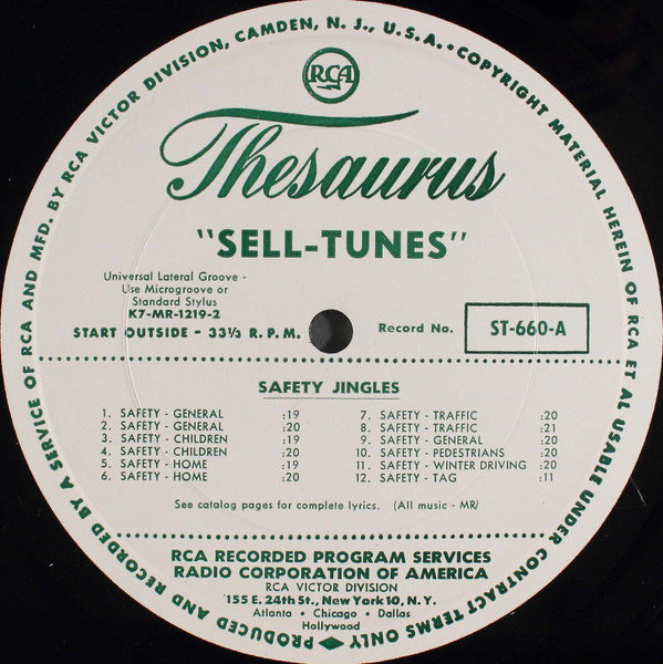 "Sell-Tunes": Safety Jingles
