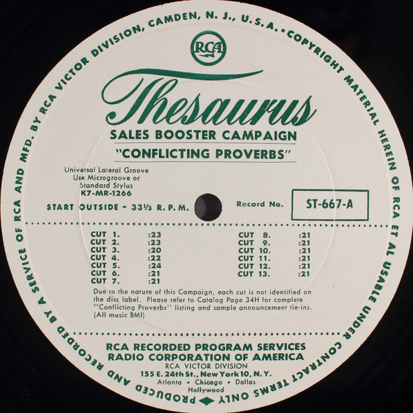 Sales Booster Campaign: "Conflicting Proverbs"