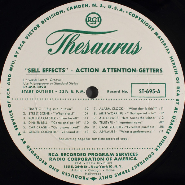 "Sell Effects" - Action Attention-Getters / Echo Attention-Getters