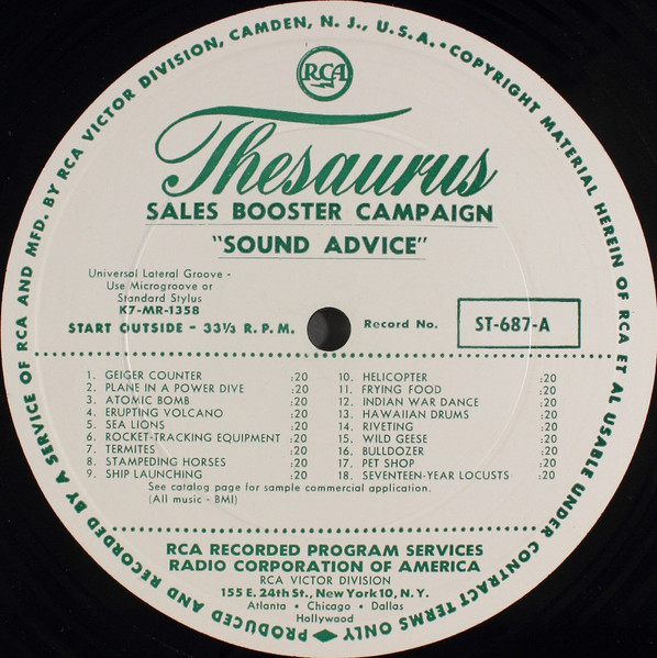 Sales Booster Campaign: "Sound Advice" / "Sell-Tunes"