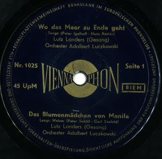 Wo Das Meer Zu Ende Geht / Das Blumenmädchen Von Manila / Kleine Cha-Cha-Senorita / Nur Nicht Weinen Kleine Marina