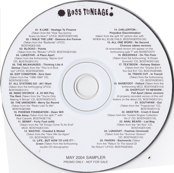 Boss Tuneage May 2004 Sampler