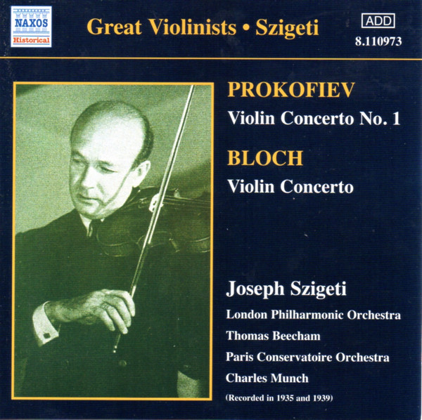 Violin Concerto No. 1 / Violin Concerto