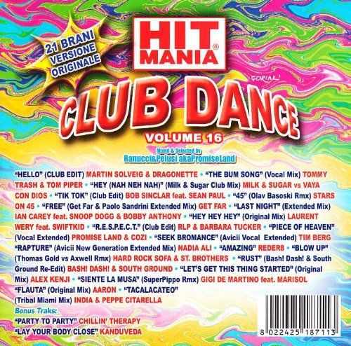 Hit Mania Club Dance Vol.16